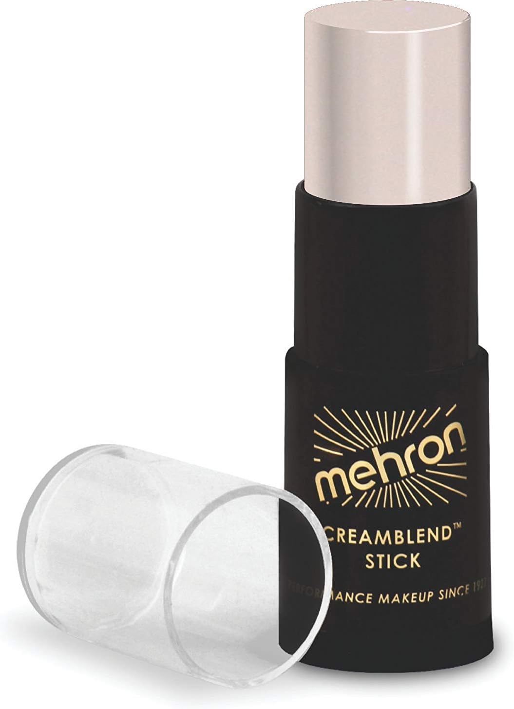 Mehron Makeup CreamBlend Stick | Face Paint, Body Paint, & Foundation Cream Makeup | Perfect for Halloween .75 oz (21 g) (Alabaster)