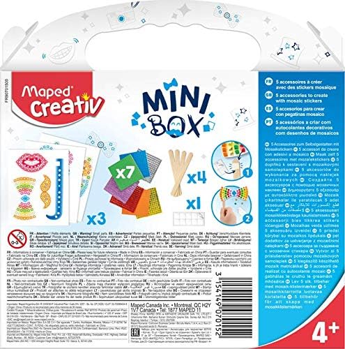 Maped Mini Box 907015 Zestaw Kreatywny, Wielokolorowy, Od 4 lat