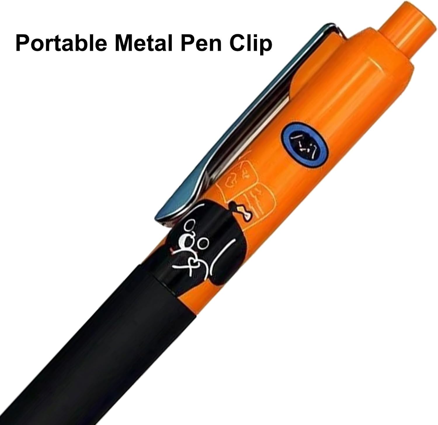 8PCS Cute Cartoon Animal Retractable Pens Kawaii Cat Dog Bear Kola Gel Pen image 4