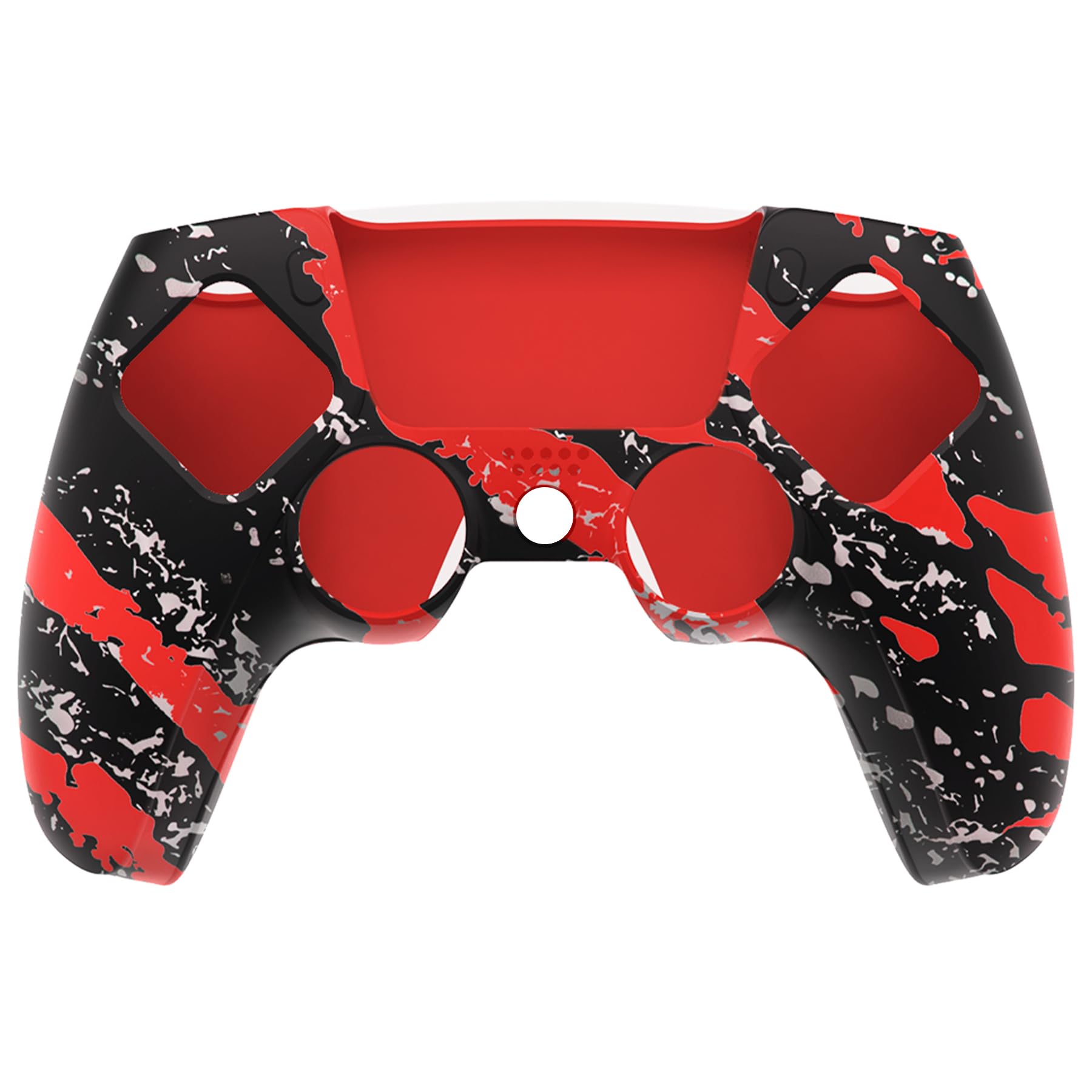 PlayVital Funda de Silicona para ps5 Mando - Cubierta Protectora Antideslizante y Suave con 6 Tapas para Pulgar, Grip Mejorado, Compatible con Base de Carga (Pure Series-Efectivo 100 Dólares) — view 19