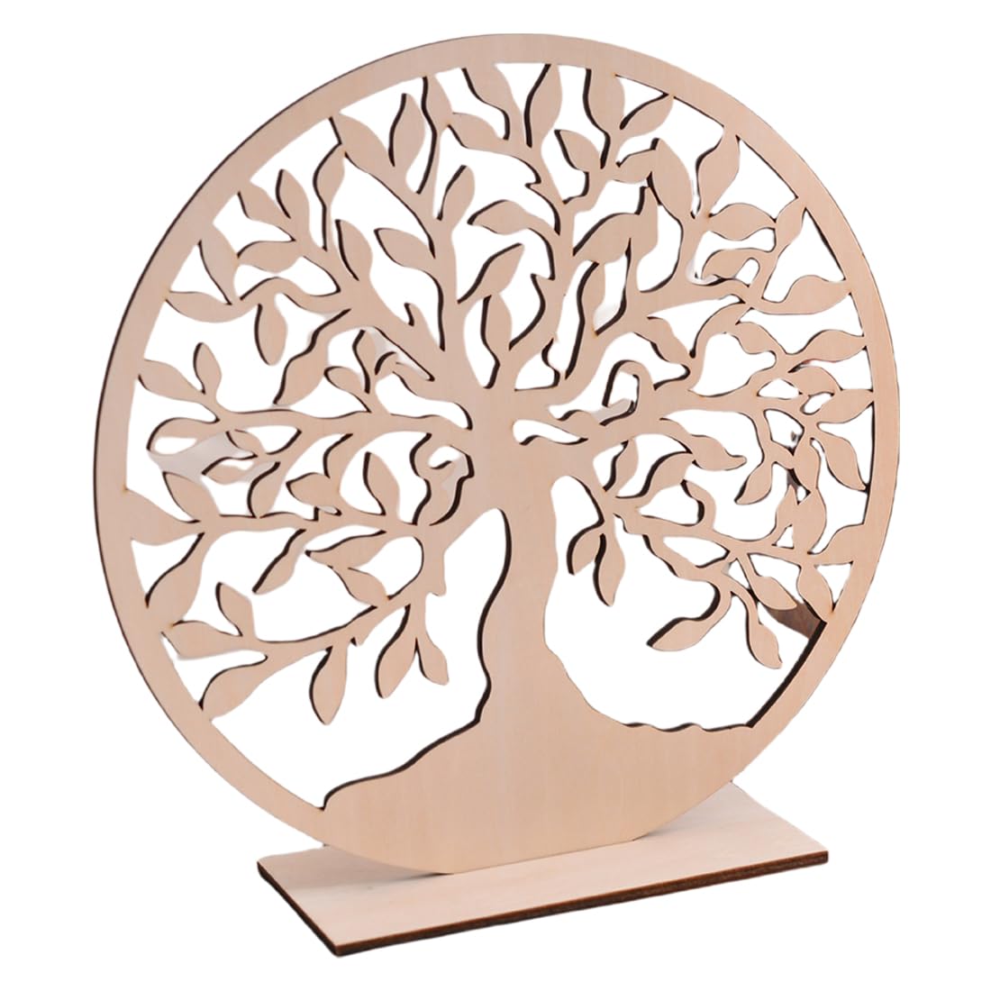 YNYCIPZ Huchas Decorativas,Centros de Mesa de Madera del árbol de la Vida, Decoraciones de Mesa del árbol de la Vida, favores de la Boda del cumpleaños de la Primera comunión del Bautismo, Fiesta