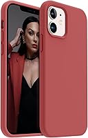 Vista 16 de AOTESIER Funda compatible con iPhone 12 y 12 Pro de 6.1 pulgadas, sedoso al tacto, goma de silicona líquida suave de alta calidad, antihuellas