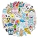 Lahviuu Autocollant,50 pcs Stickers Skate Velo Voyage Moto Graffiti Vinyles Autocollant pour Enfants Adolescents Filles Femmes（Style A）
