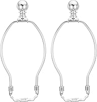 Vista 12 de PATIKIL Kit de arpa de lámpara de 6.5 pulgadas con remate, 2 juegos de soporte de sombra desmontable, accesorios de iluminación de bricolaje