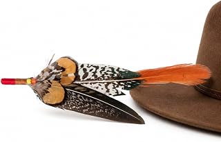Large Natural Hat Feathers, Luxury Unisex Hat Decor for Fedora Cowboy Hats, Pork Pie Trilby Hats
