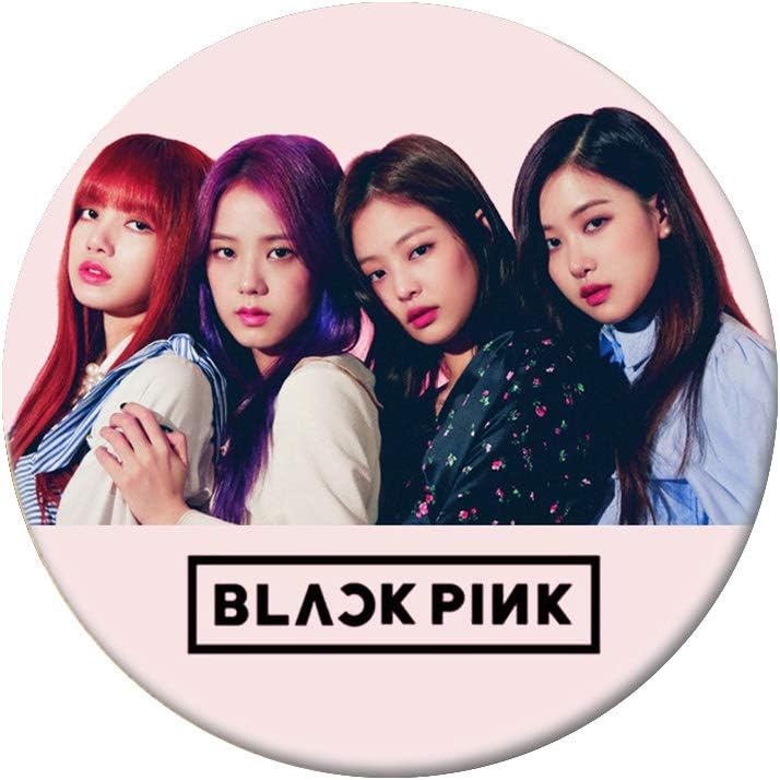 Peahop KPOP Black Pink Brooch Button Badge Hat Backpack Clothing Decor for Black Pink Fans - b