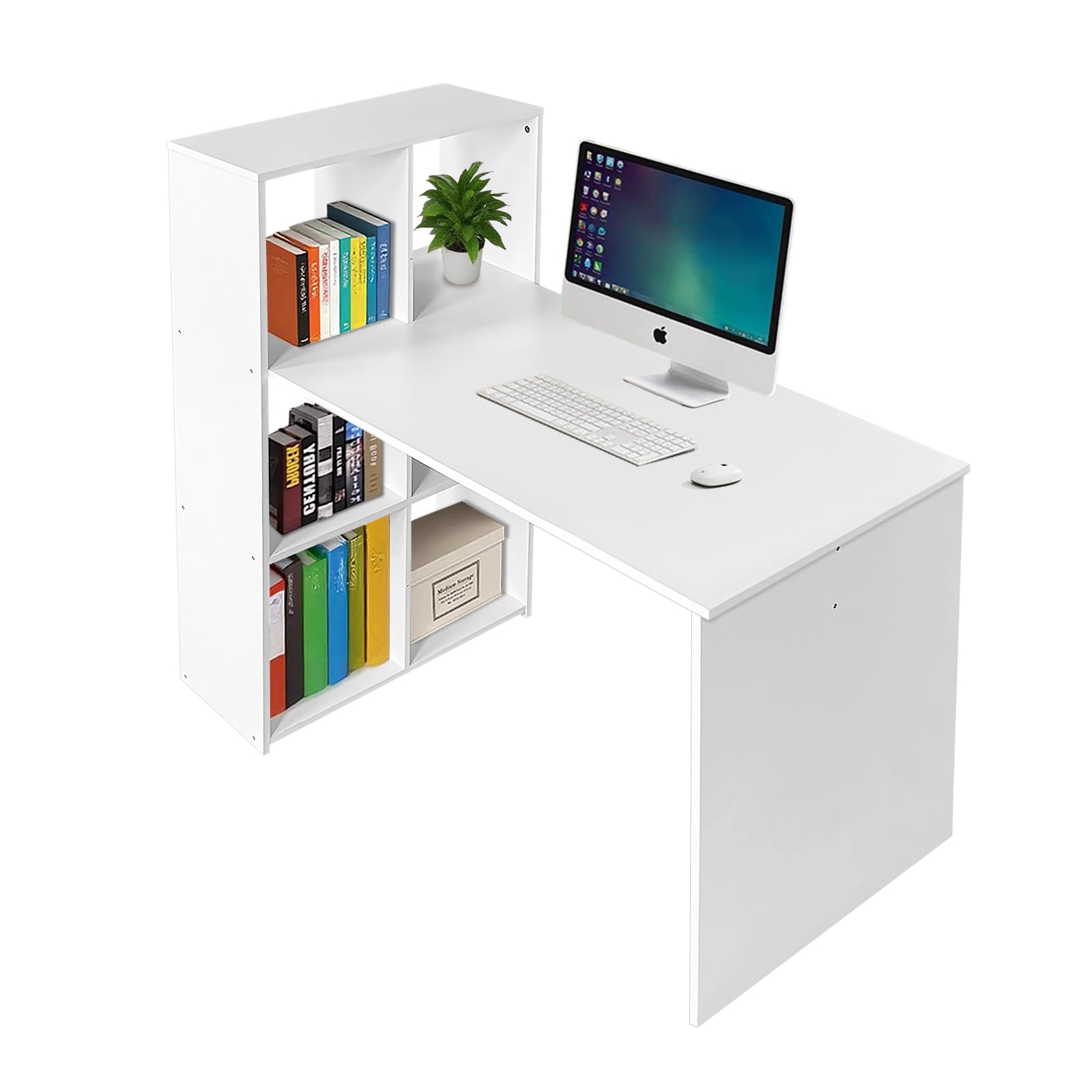 Table d'ordinateur en forme de T QLLY pour rompre avec le manque d'espace