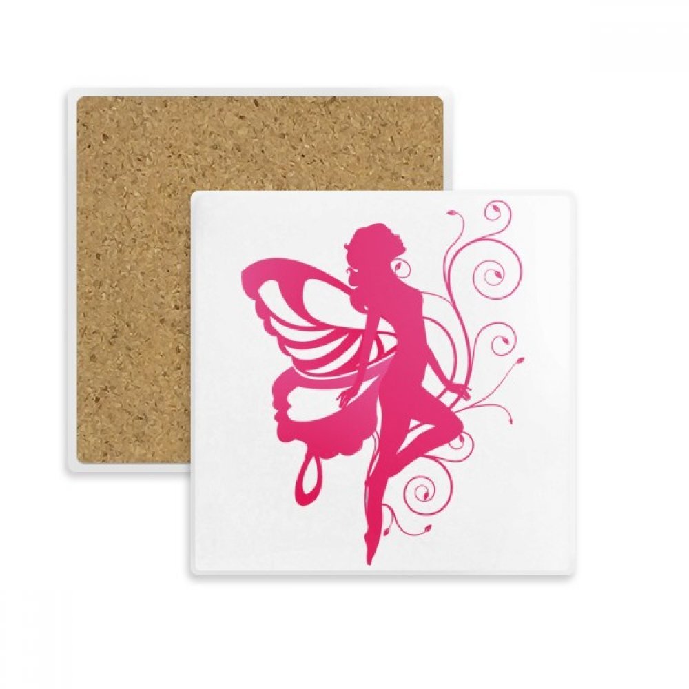 Sous-verre papillon rose pour sublimer vos pauses café au salon