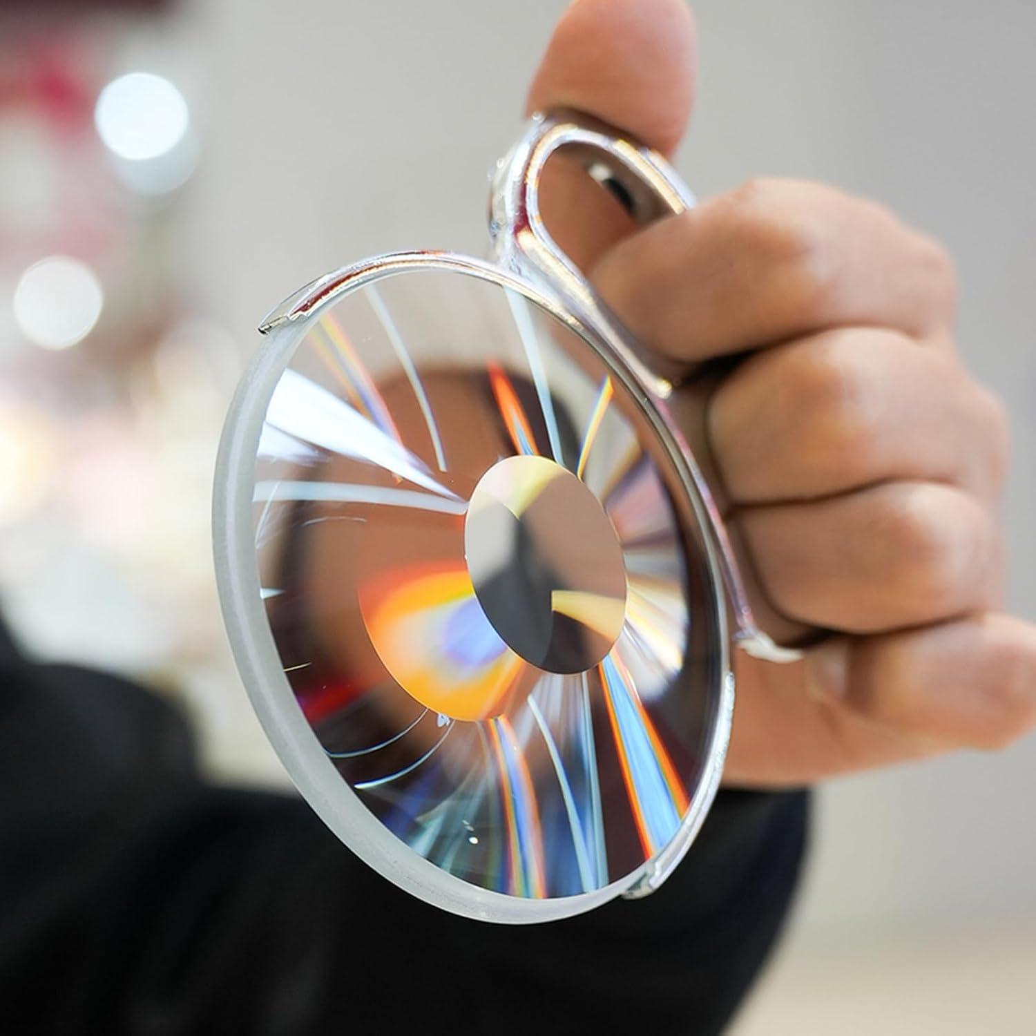 Filtro de efecto halo Vortex de mano de 90 mm para cámaras DSLR y sin espejo, crea senderos de luz cinematográfica, efectos Bokeh y túnel, perfecto para fotografía nocturna, vlogs y retratos creativos