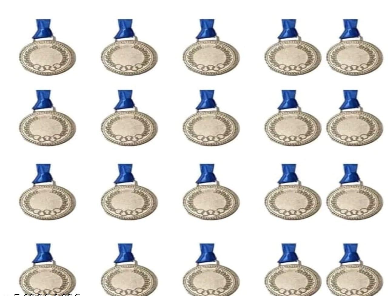20 Pcs Silver Medal for School COMPETETION Medals/Sports COMPETETION Medals/Medals for Any Event/Throw Ball Medals-picture-17