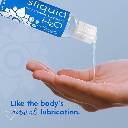 Miniatura 7 de Sliquid Lubricants H2o Naturals - Lubricante íntimo a base de agua 2 onzas líquidas