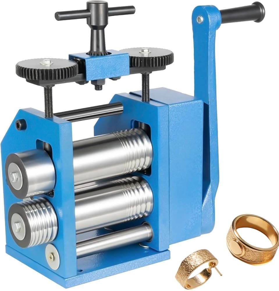 Machine à laminer manuelle 3 en 1 pour feuilles et fils en or argent