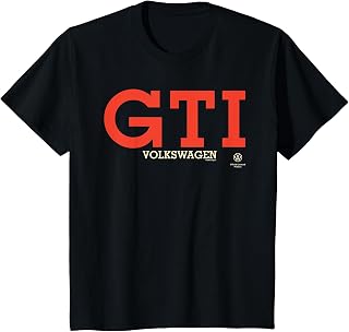 Kids Volkswagen Golf GTI Retro Text Kids T-Shirt