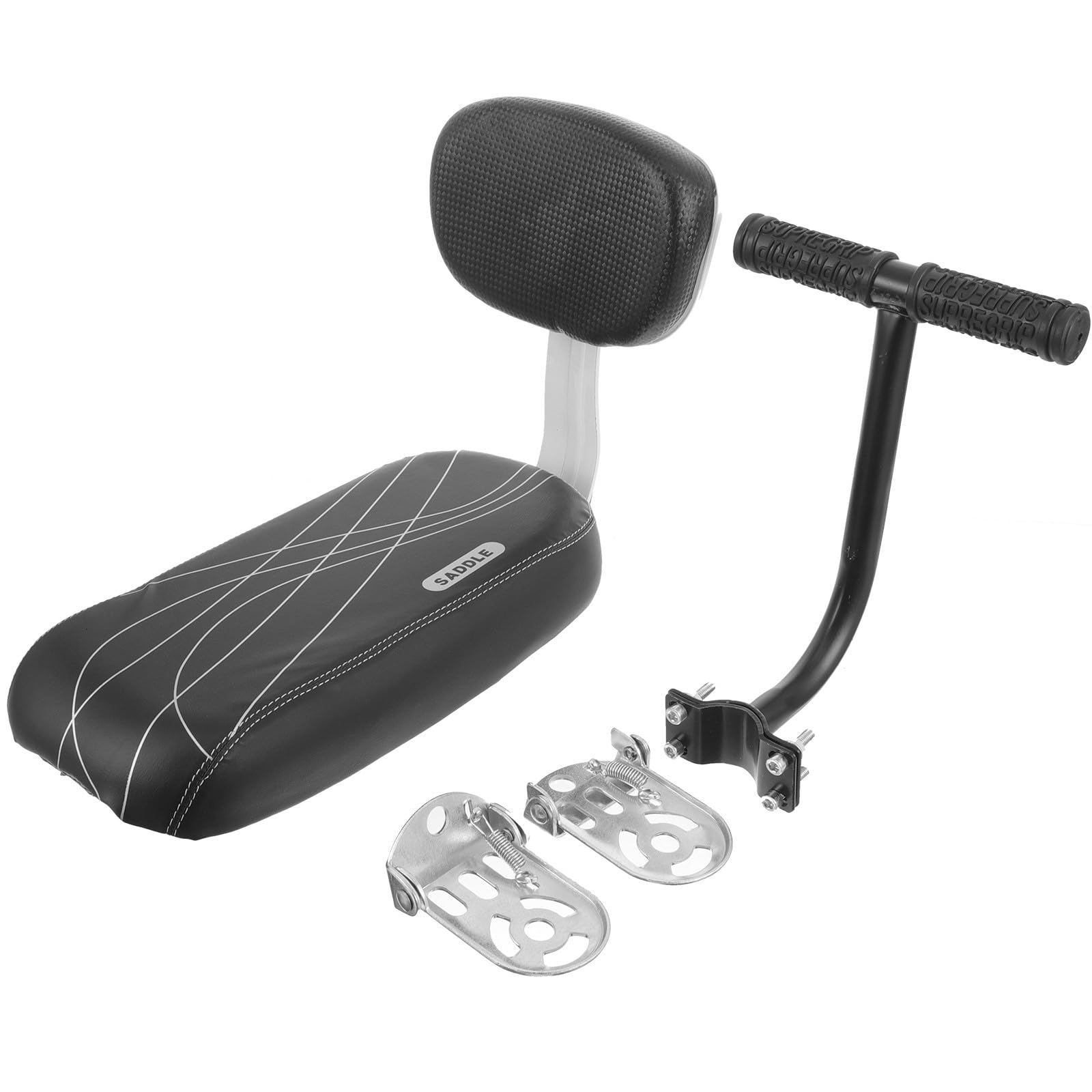 Zerodeko 1 Juego de cojín para Asiento Trasero de Bicicleta Infantil con