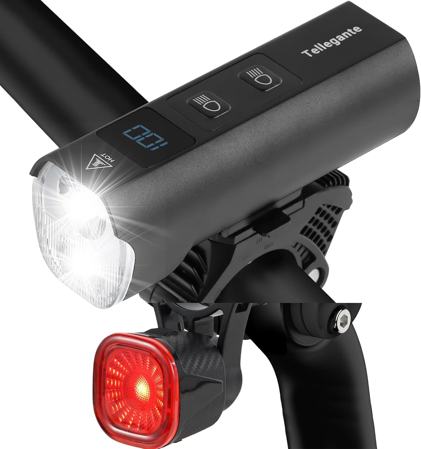 Ensemble D'éclairage De Vélo à DEL Ultra-lumineux TIGR - Rechargeable