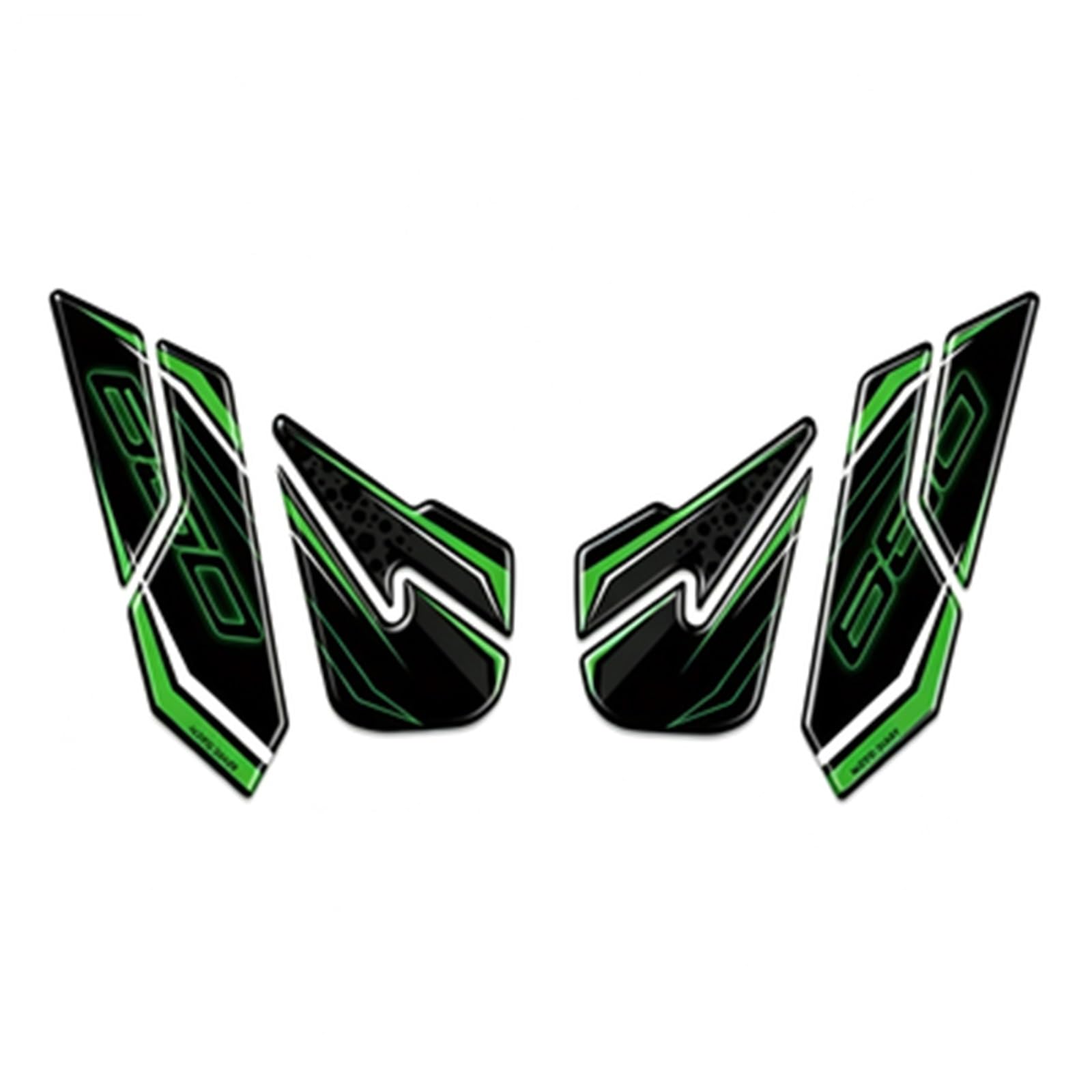 Resin Tank Pad Sticker Motorcycle Fuel Protection Decal for Kawasaki for Versys650 2024 2023 2022 Bike Tank Film(Color1)