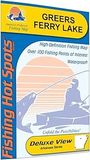 Greers Ferry Lake fishing map