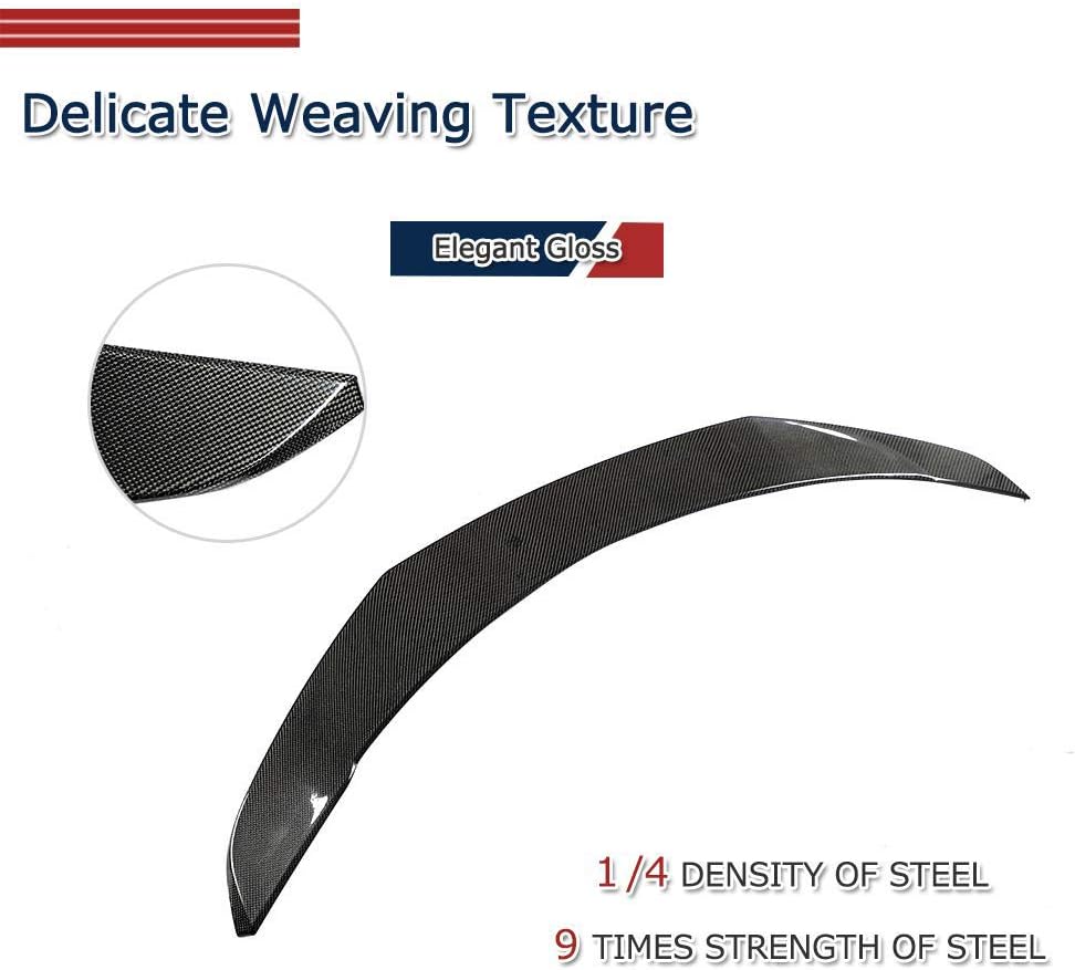 Model 3 Real Carbon Fiber Spoiler for Tesla Model 3 Tail Wing Rear Trunk Lid Spoiler Wing Compatible Model 3 2016-2022 Factory Outlet
