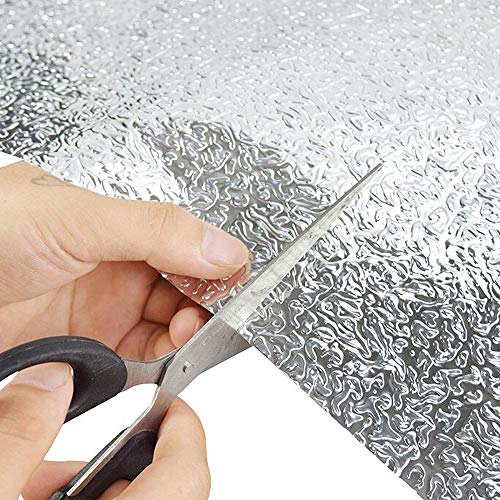 Papel de Parede Aluminio Folha Adesiva Impermeavel Fogao Cozinha Armario Metalico Autoadesivo