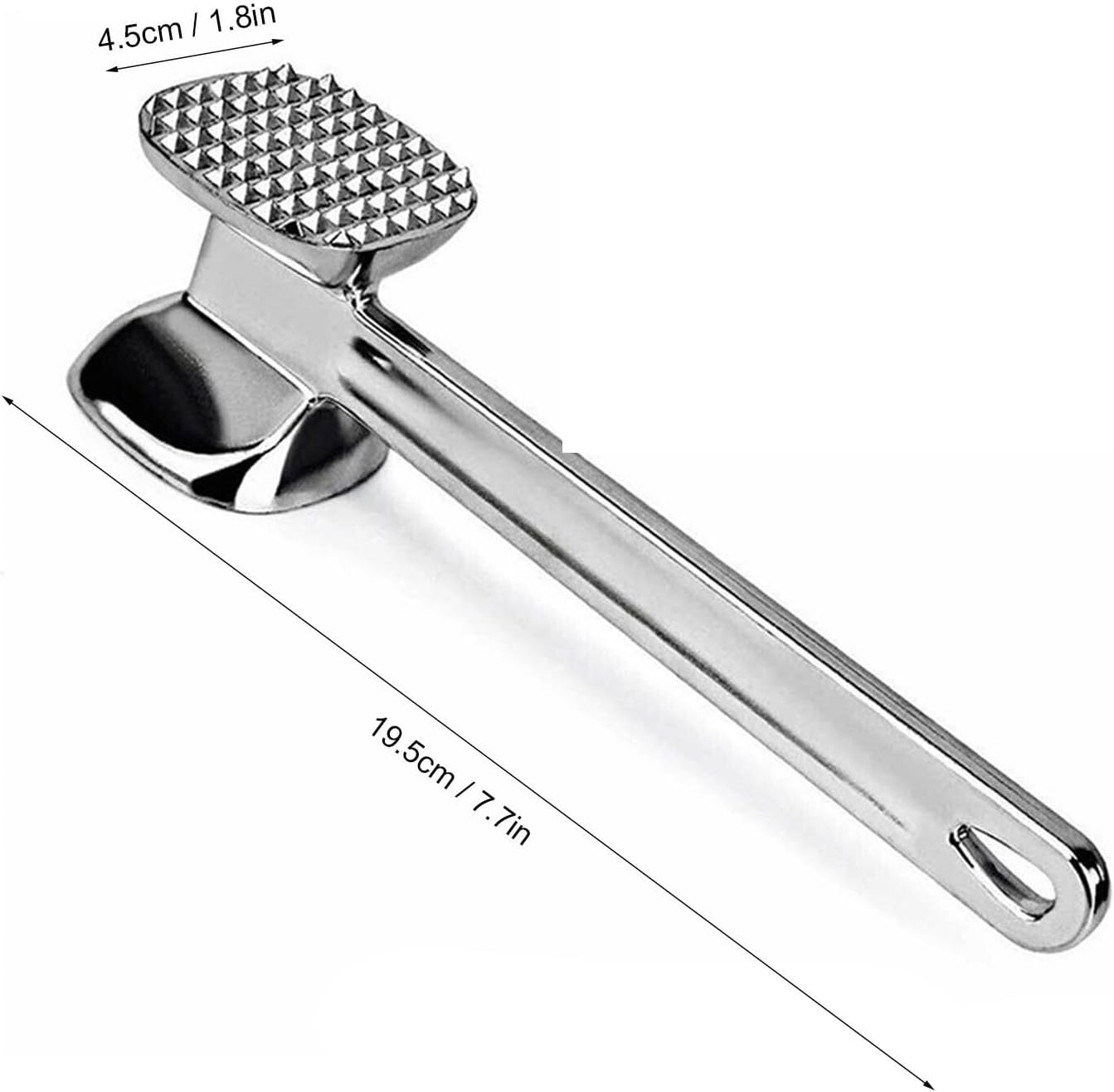 INLIMA Hammer Kitchen Meat Tenderizer Hammer Tool Dual-Sided Nail Meat Mallet Meat Hammer