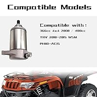 Vista 3 de KARSEE Motor de arranque 3305-954 compatible con Arctic Cat Alterra 500 2018 Arctic Cat 450 Prowler 500 3305-954