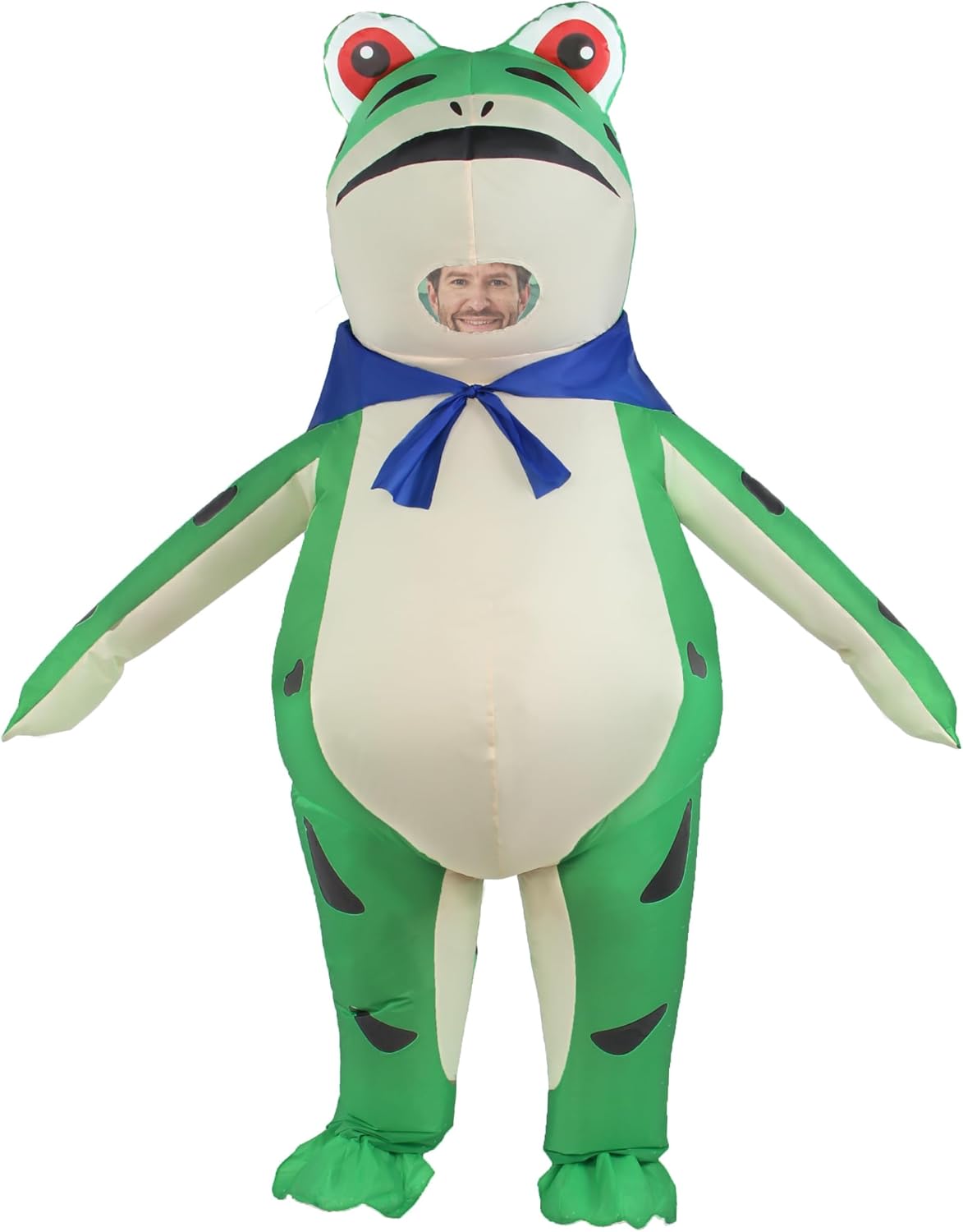 Halloween Frog Inflatable Costume Adult Blow up Fancy Dress Costumes Unisex Full Body Suit for Holiday Cosplay Party - Image 3