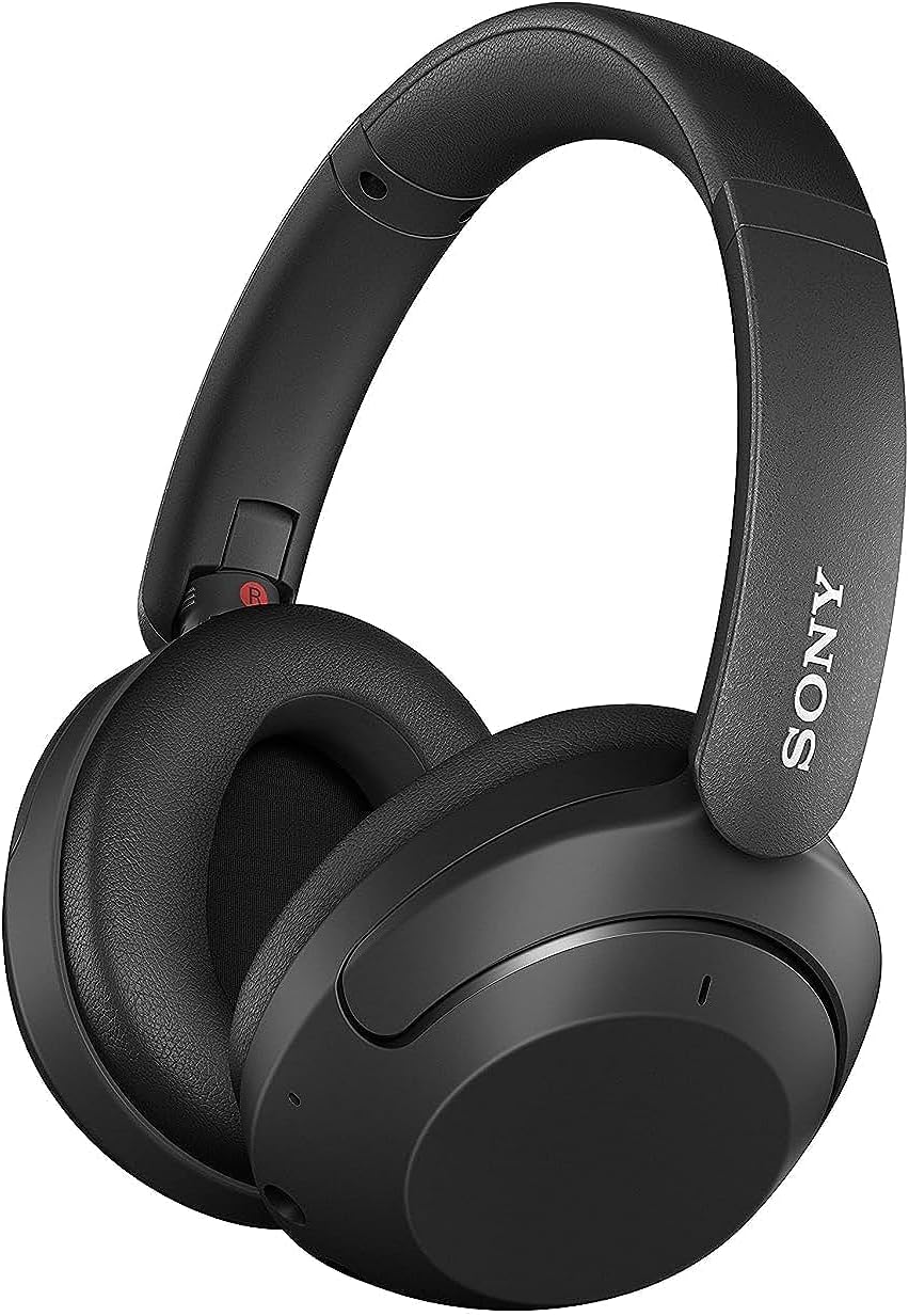 SonyWH-XB910N Extra Bass Noise Cancelling Bluetooth Wireless Over Ear Headphones with Alexa Voice Control, Fast Pair, 30Hr Battery, Black