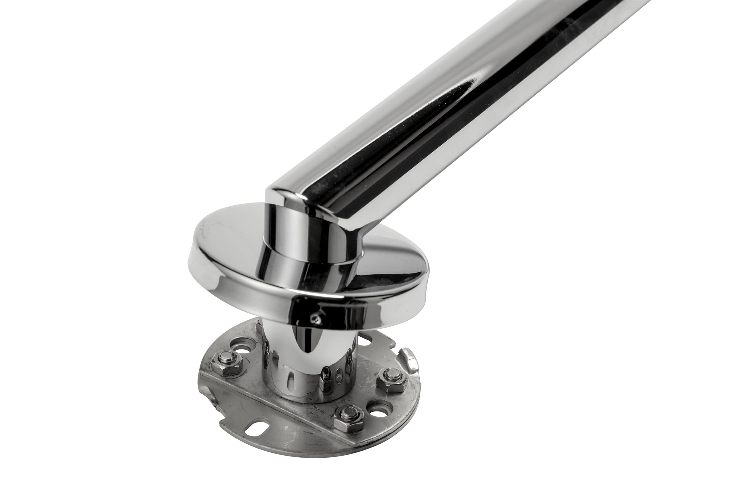 Croydex Modern Safety Support Rail Stainless Steel Grab Bar for Bathroom, Chrome, 600 mm, Silver