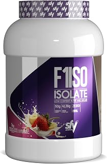 Whey Protein Isolate 1kg Fresa Plátano | Proteína en Polvo Alta en Proteínas | Proteína Aislada de Suero | SFY Nutrition