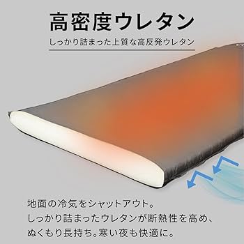 クイックキャンプ　インフレーターマット　8㎝　シングル　2枚セット QUICKCAMP 車中泊マット 8cm シングル 2枚セット 送料無料