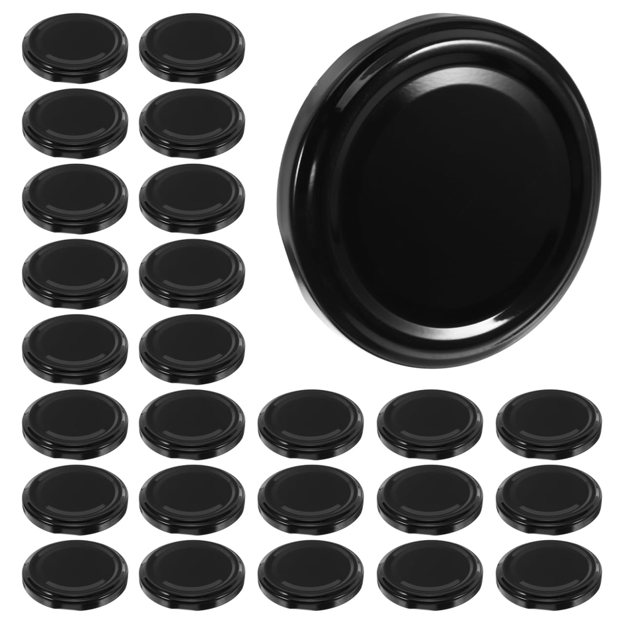 Alipis 50 coperchi per yogurt 66 mm – Capsule Twist Off per barattolo perfetto e barattolo di muratore – coperchi in metallo di ricambio ermetici per marmellata conservazione alimentare e conserve