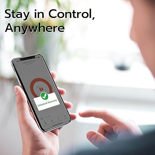 Miniatura 5 de Puerta de enlace WiFi Control remoto cerradura de puerta inteligente con aplicación Tuya Smart o Smart Life, perilla de puerta de huellas