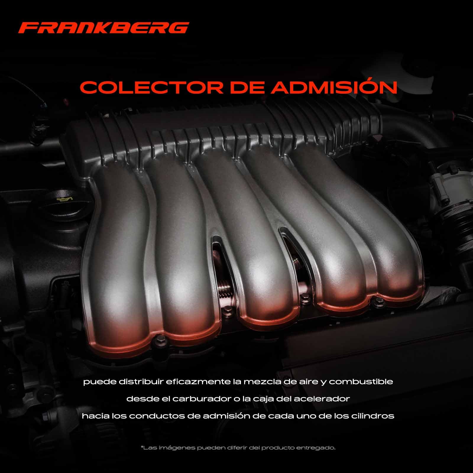 Frankberg Colector de admisión 6110903637 | Compatible con: Clase C Modelo T S203, Clase E Modelo T S211, Clase E W211, Clase E Modelo T S210, CLK C209