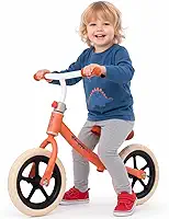 Bicicleta Infantil De Equilíbrio Para Criança Sem Pedal Aro 10 Laranja Castela