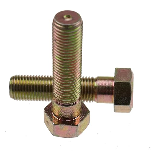 Vista 4 de IEQFUE 2 pernos adaptadores de hoja 710-1044 de 38-24 x 1-12 pulgadas, compatibles con MTD, Cub Cadet, Murray, Troy-Bilt, máquina de patio, Yardman