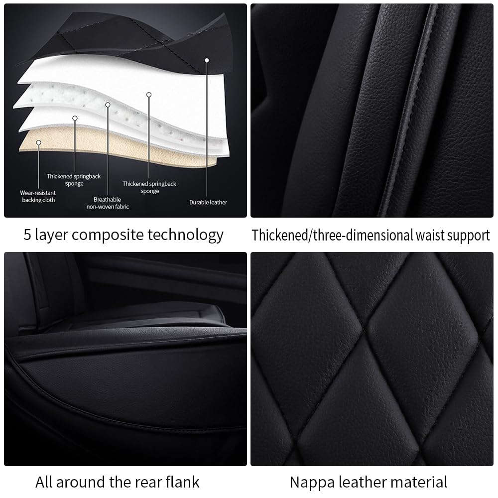 5 Seat Covers for INEOS Grenadier 2024 Nappa Leather Car Seat Covers Car Seat Cushions Waterproof Soft Car — view 6