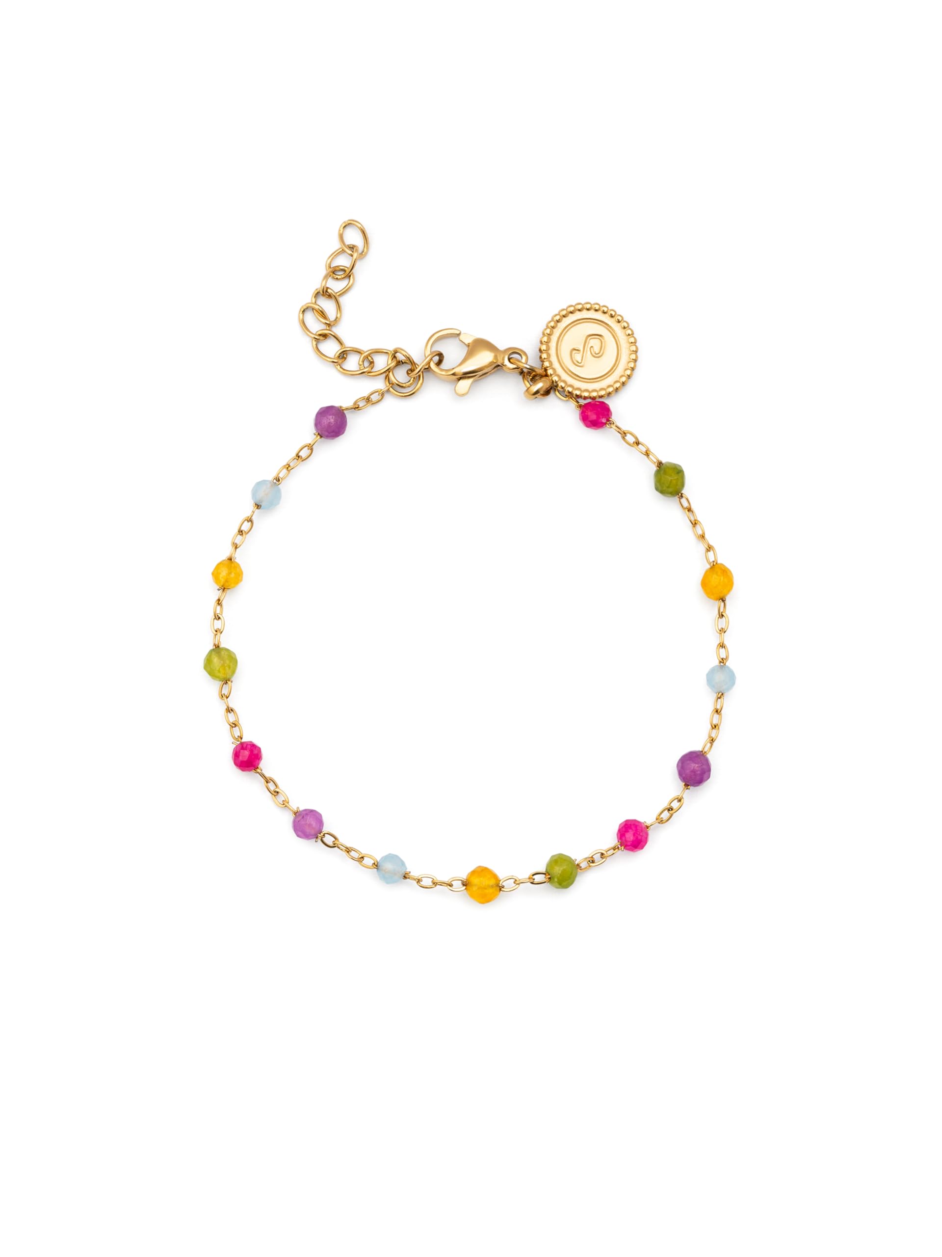 Pulsera Stella Oro 18Kt Acero Mujer