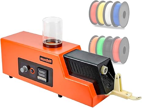 Desktop 3D Filament Extruder, Adjustable Speed300-600mm/Min, with 2 Extrusion Dies 1.75/3.00 mm, for PLA, ABS, PVA Materials