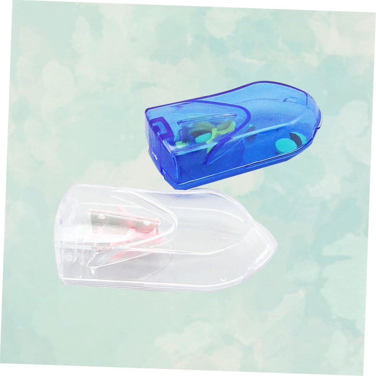Pill Slicer Splitter 2 Pcs Tablet Cutter for Small/Large Cases Compact Safe