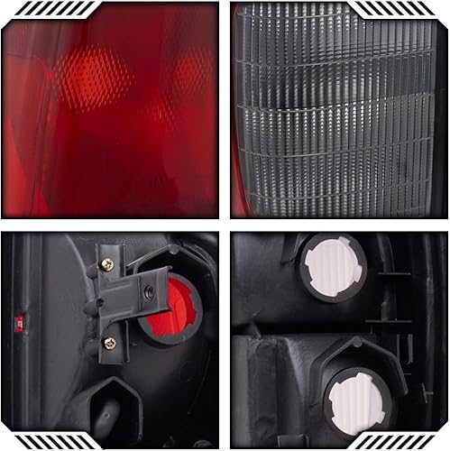 Miniatura 9 de EPIC LIGHTING Luces traseras halógenas de repuesto, color rojo humo, compatible con NISSAN 00-04 FRONTIER 2WD 4WD NI2818103 NI2819103 265547B425