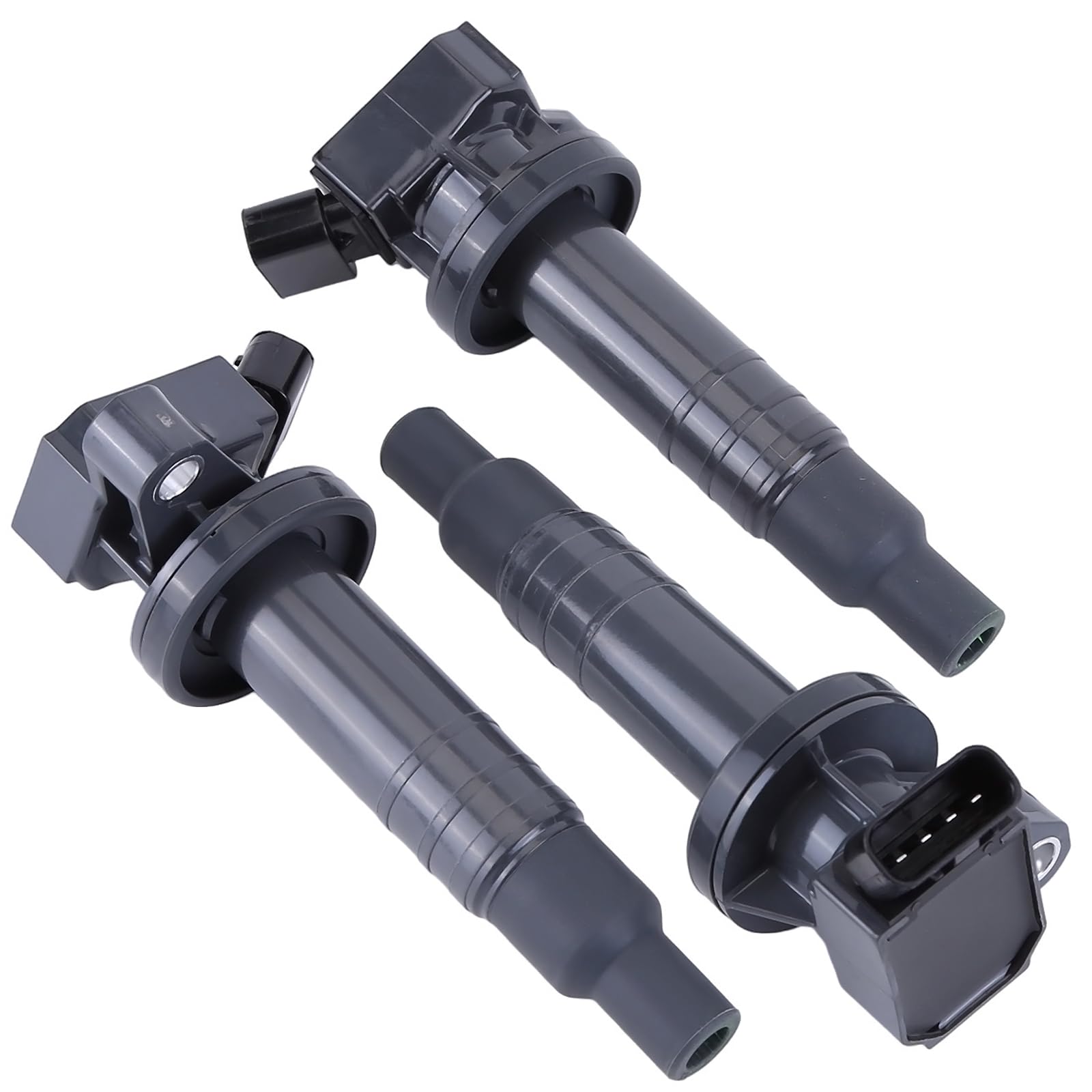 Bobina di accensione compatibile per Toyota Aygo Yaris Citroen C1 Peugeot 107 2005-2014 Set di bobine di accensione 19500B1010 Confezione bobina di accensione per auto Sostituire 19500B2040 597088
