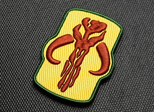 Premium Embroidered Mythosaur Bantha Skull Morale Patch Fett Mandalorian