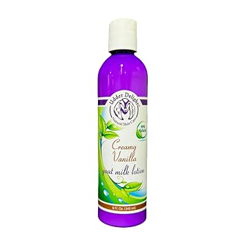 Udder Delight - Creamy Vanilla Lotion; Natural Goat Milk Lotion, 1 Bottle - 8 Fl. Oz. 240 ml