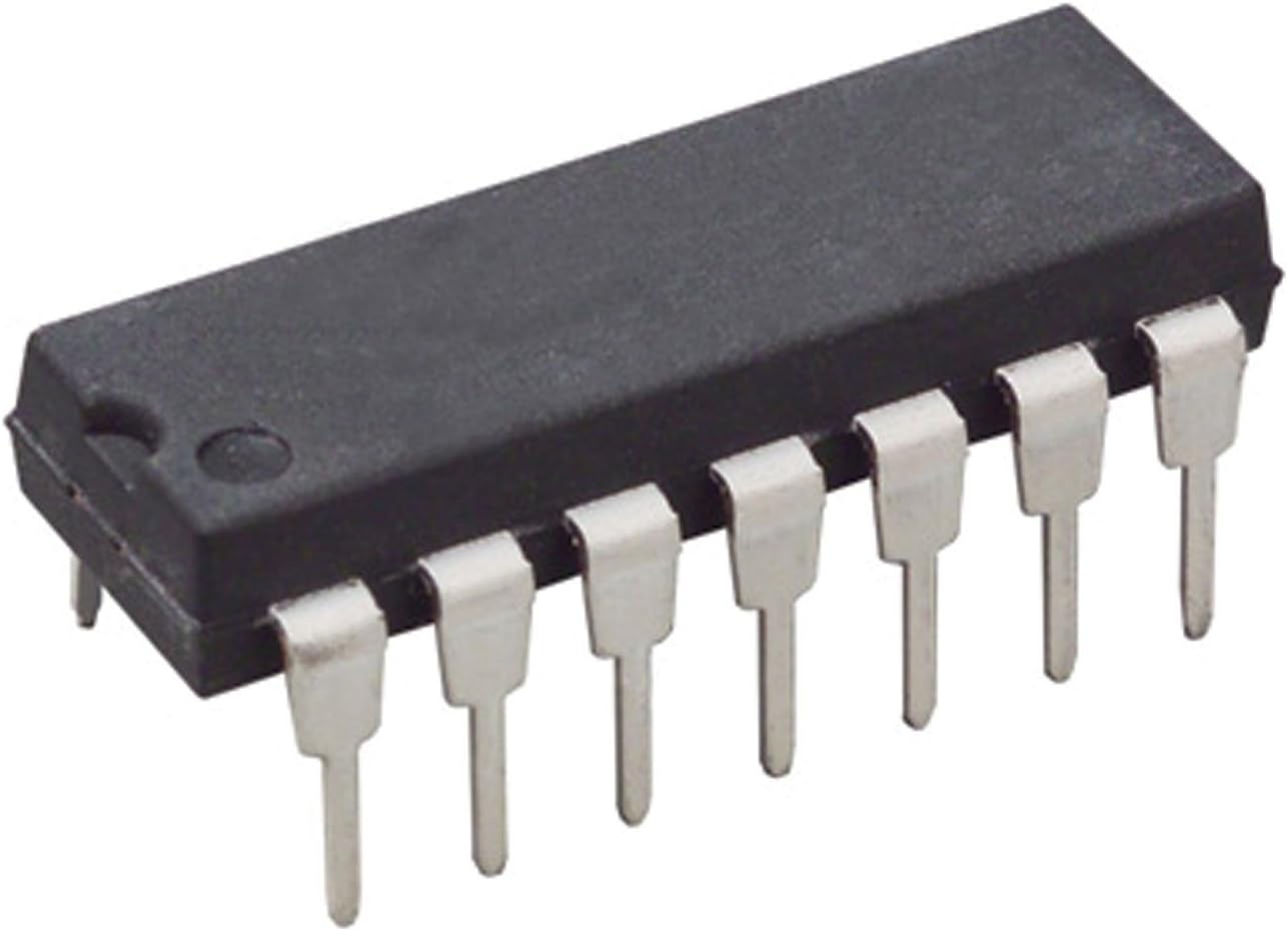 CD4070 ICS and Semiconductors, Quad 2-Input Exclusive OR Gate, DIP-14, 280ns (Pack of 10)