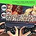 Wireless Retro Game Console, Plug and Play Nostalgia Video Game Stick 4K 10000+ Games Built-in, 9 Classic Emulators, 64G, with Dual 2.4GHz Wireless Controllers Black