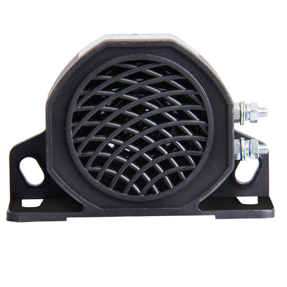 big-autoparts Backup Warning Alarm, 12 to 80V Warning Beeper Waterproof Heavy Duty Auto Horn for Heavy Equipment Vehicle Van Freight Lorry, 12 Months