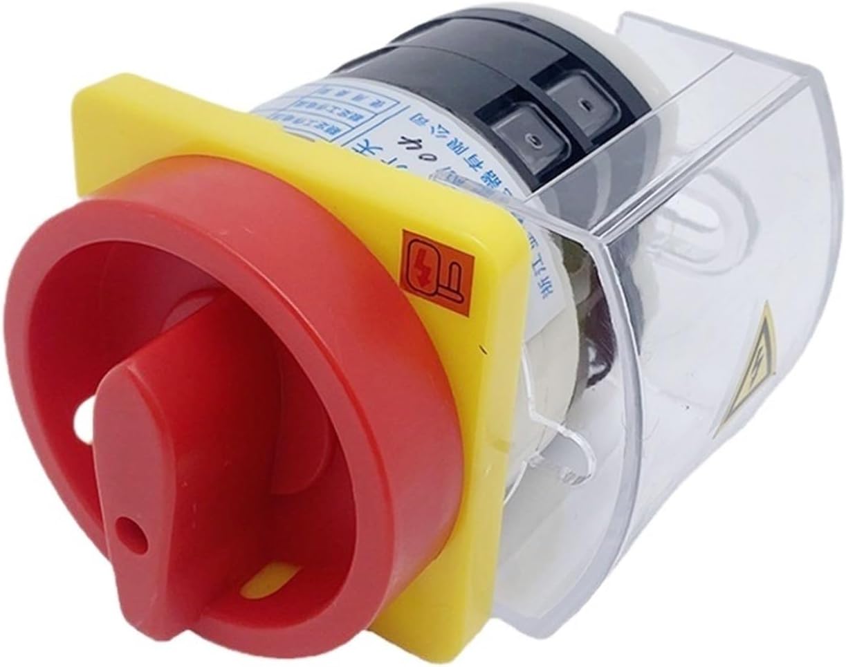 HZ12-16/04 Power Cut Off 16A 2 Position 2 Poles with Cover Emergency Stop Padlock Electronic Starter Isolator Rotary Cam Switch