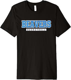 Beavers Basketball Scott City High School Premium T-Shirt