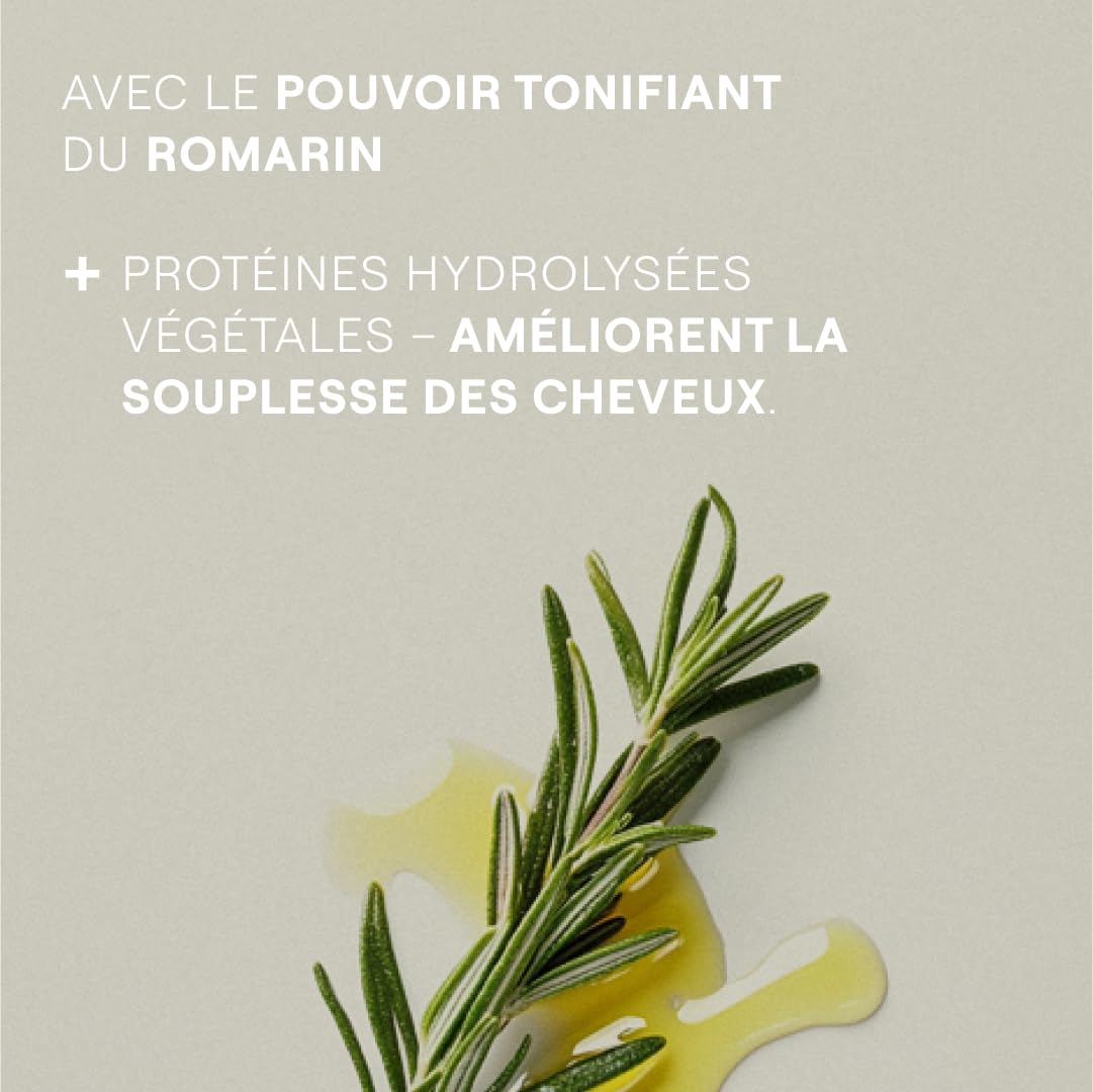 WELEDA Après-Shampooing Revitalisant au Romarin – Nourrit Sans Alourdir, Donne du Volume, avec des Protéines Hydrolysées, Sans Silicone ni Sulfates, Romarin Bio, Jojoba, Vegan NATRUE, 150ml