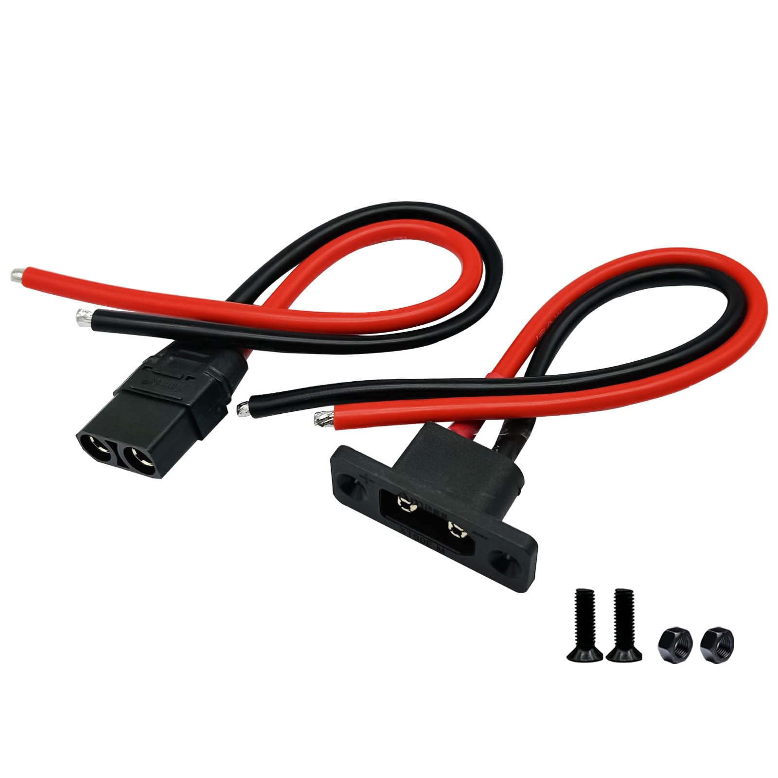 Amazon.com: Amass XT90H XT90E-M Plug Male Female Extension